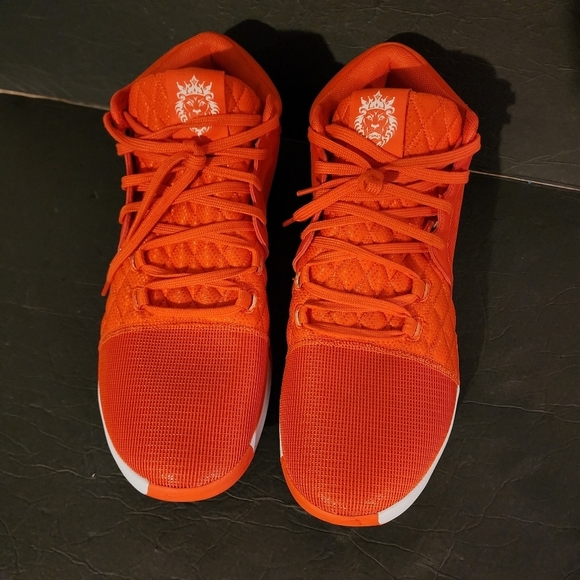 Nike LeBron Witness 8 Basketball Shoes Orange and White Mens Size 18 (Try On) main image 8